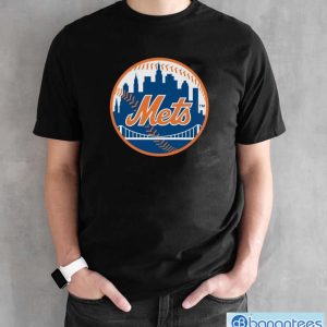 New York Mets Baseball Team Logo Shirt - Black Unisex T-Shirt
