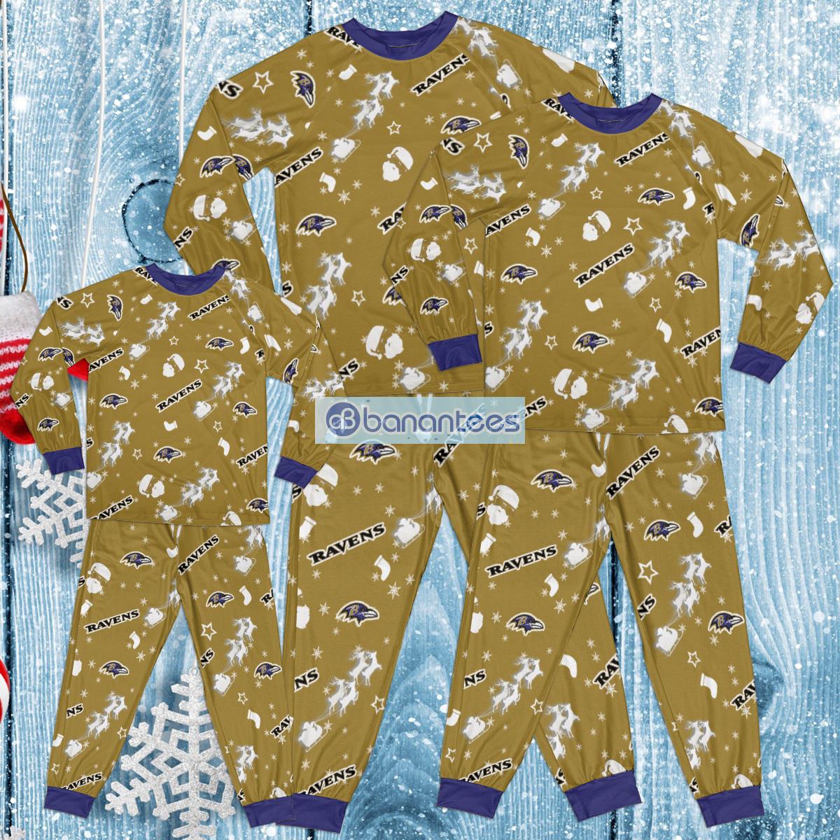 NFL Baltimore Ravens Pajamas Set For Men And Women Gift Familys