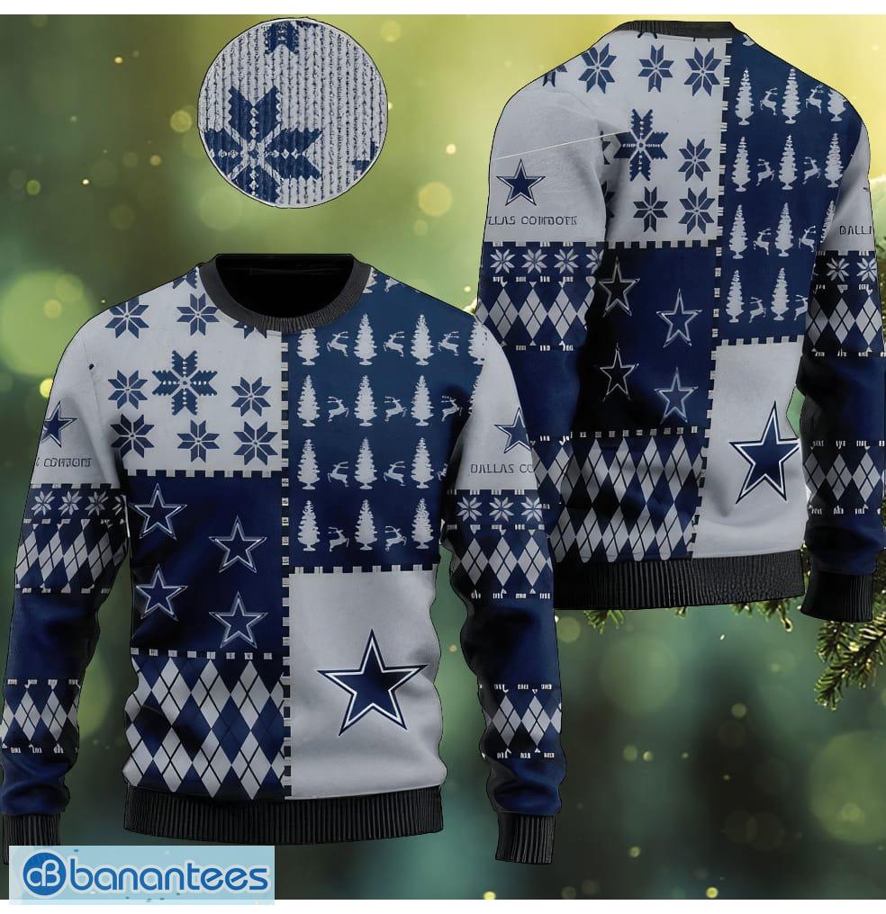 Dallas cowboys ugly sale sweater with lights