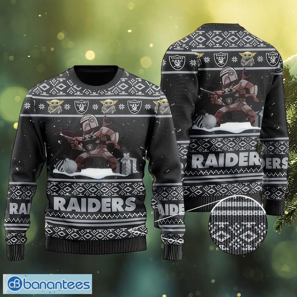 Grinch Decor Las Vegas Raiders NFL Personalized Knitted Christmas Sweater  Gift Fans - Banantees