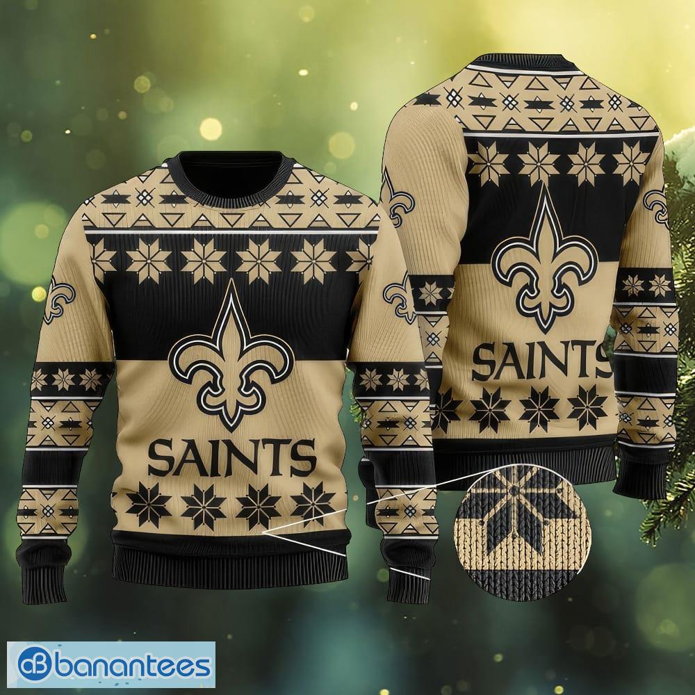 NFL New Orleans Saints Clothing Ugly Christmas 3D Sweater For Men And Women - NFL New Orleans Saints Clothing Ugly Christmas 3D Sweater For Men And Women