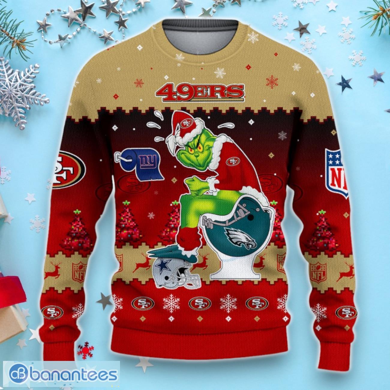 Grinch i outlet heart xmas sweater