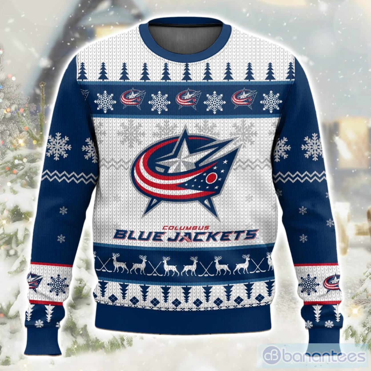 Columbus blue jackets ugly sales christmas sweater