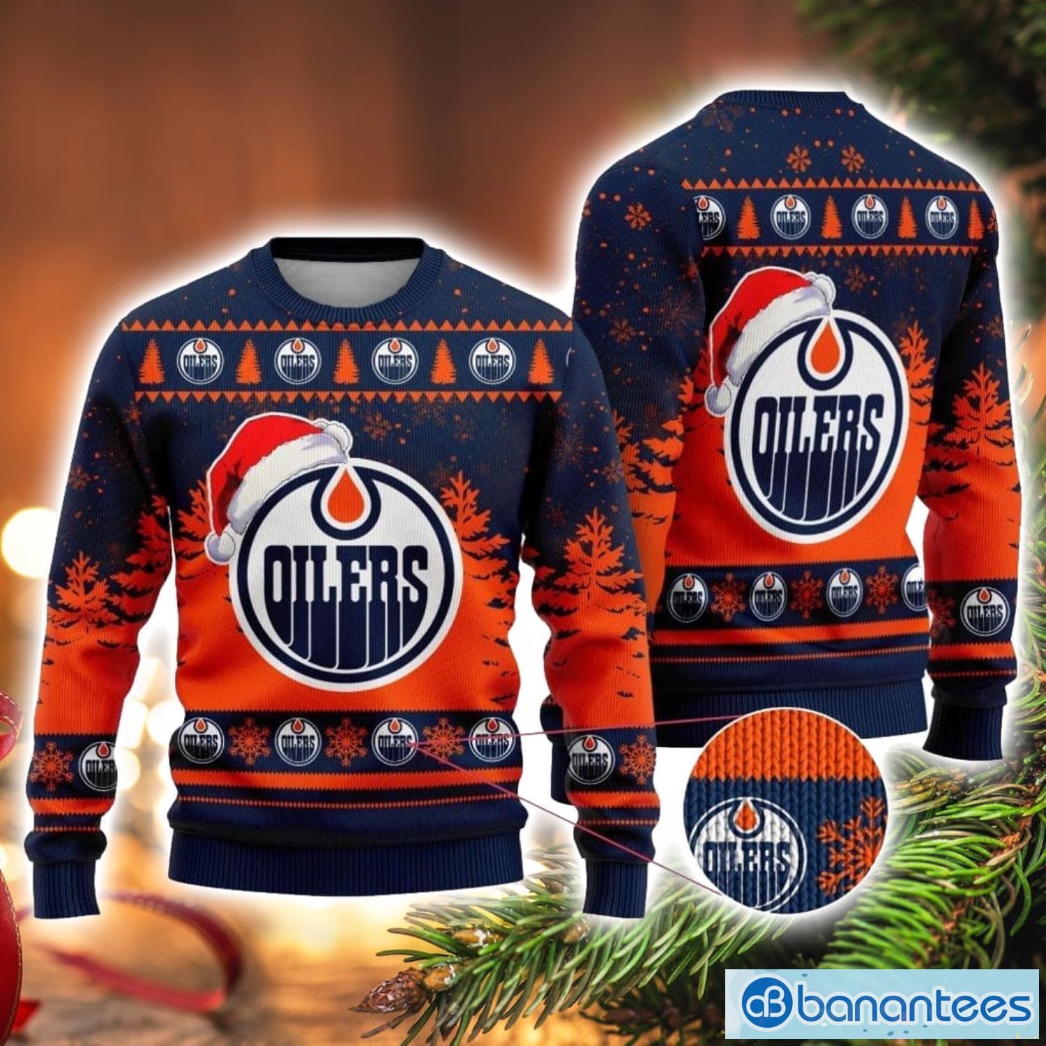 Oilers on sale christmas sweater