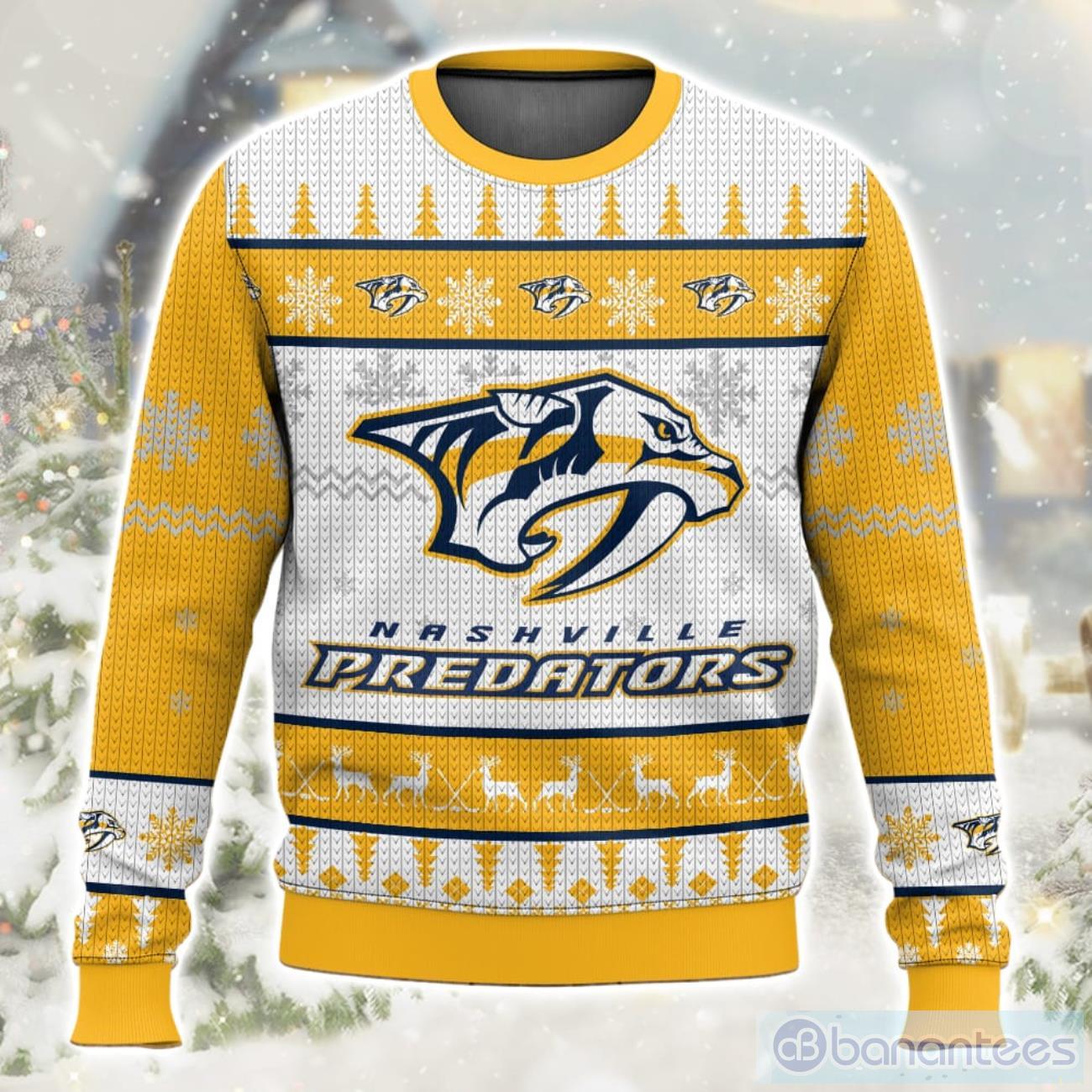 nashville predators christmas sweater