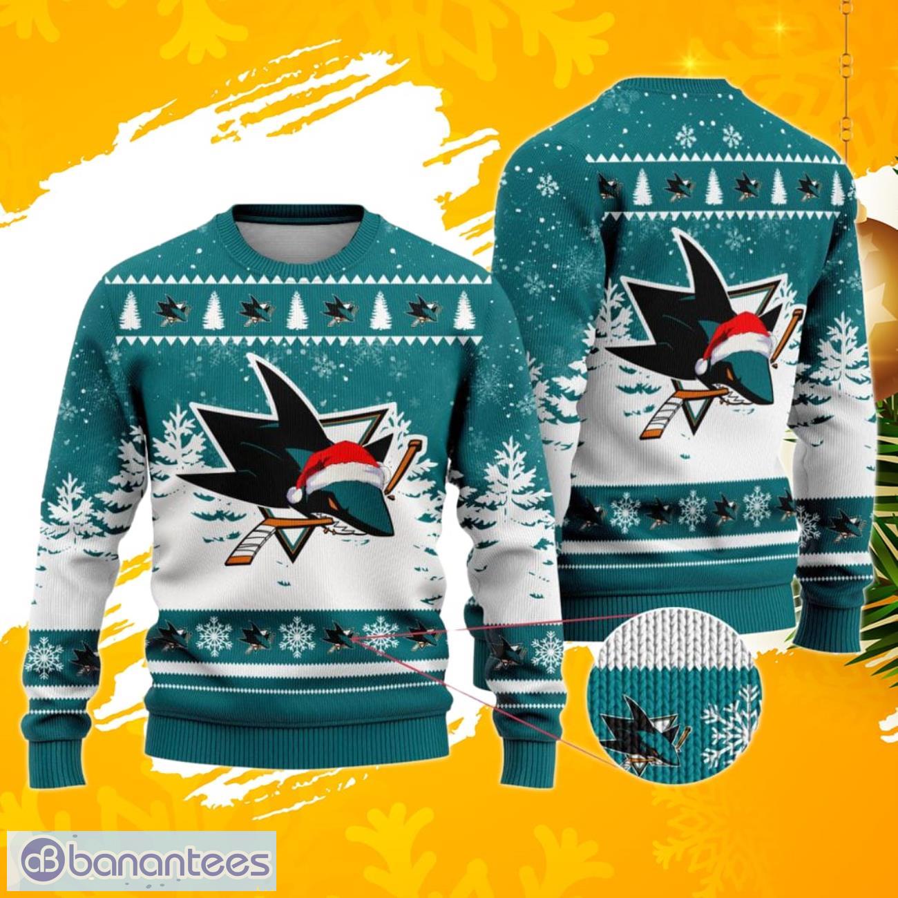 San jose sharks ugly christmas sale sweater