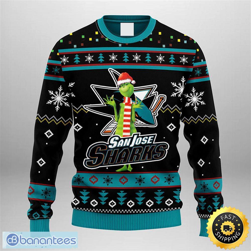 San jose sharks sales christmas sweater