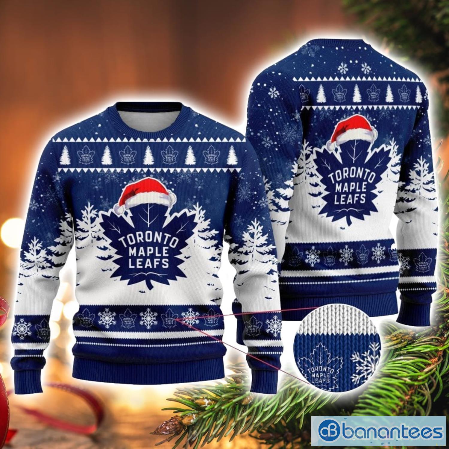 Leafs christmas clearance sweater