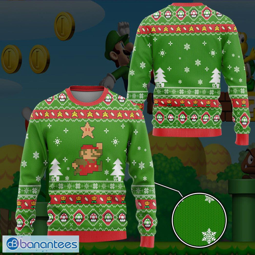 Christmas shop sweater nintendo