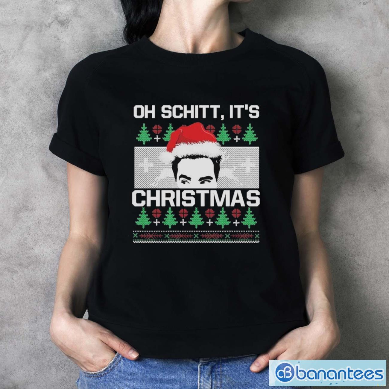 oh schitt its christmas david rose christmas shirt 3 image Oh Schitt It’s Christmas David Rose Christmas Shirt - Ladies T-Shirt