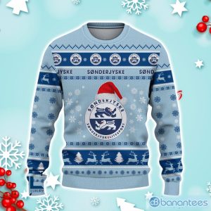 SønderjyskE Ugly Christmas Sweater Ideal Gift For Fans Product Photo 2