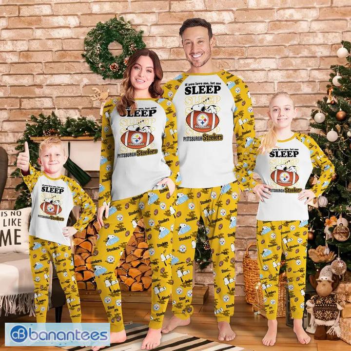 Pittsburgh Steelers Pink Christmas Combo Pyjamas Gift Men Women