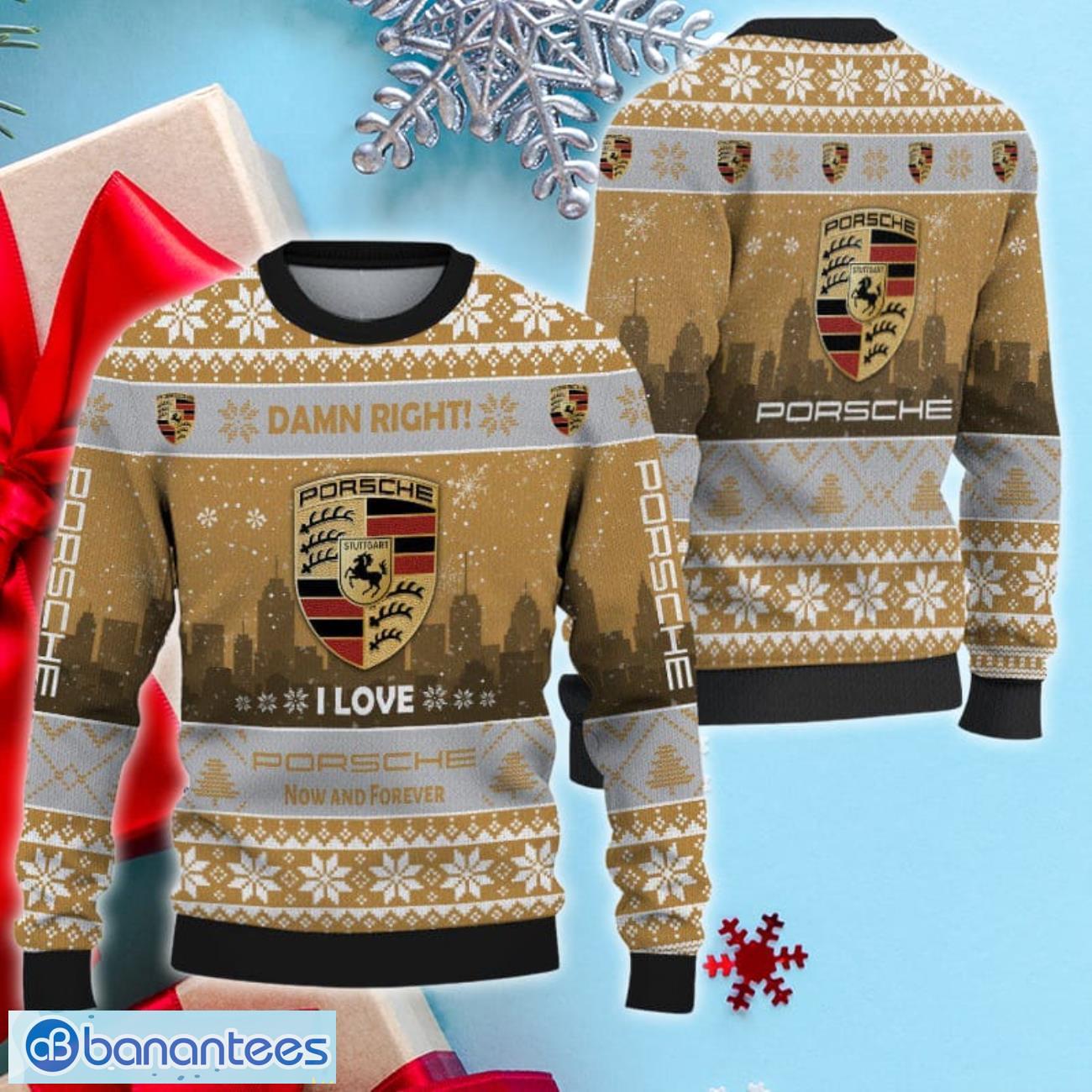 Christmas hot sale sweater porsche