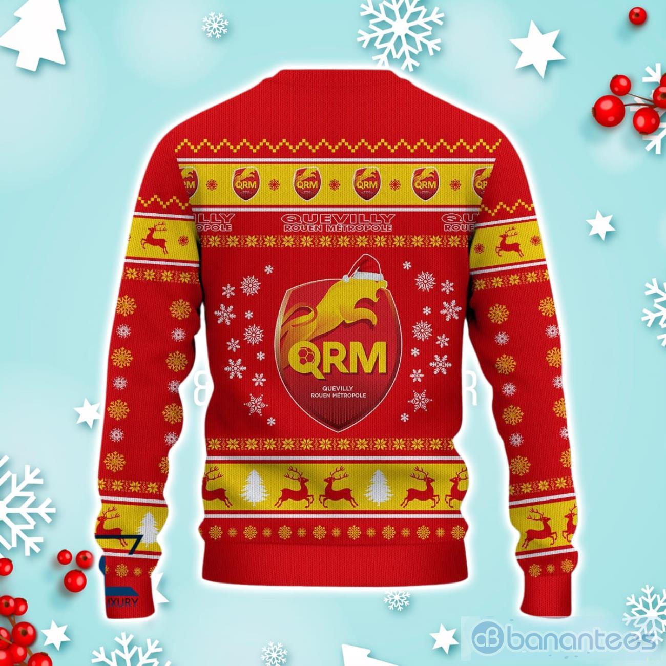 Quevilly Rouen Metropole Ugly Christmas Sweater Ideal Gift For