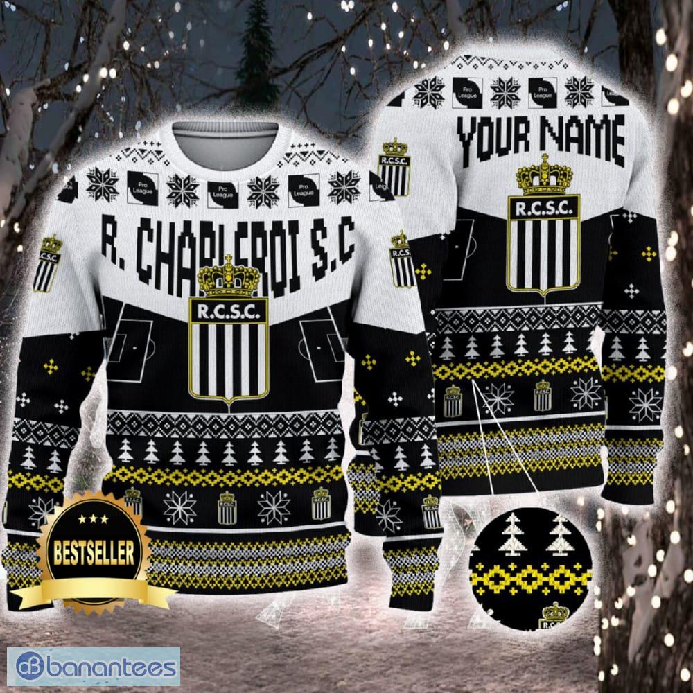 R Charleroi SC Custom Name 3D Sweater Ideas Funny Gift For Men And Women Ugly Christmas - R Charleroi SC Custom Name 3D Sweater Ideas Funny Gift For Men And Women Ugly Christmas
