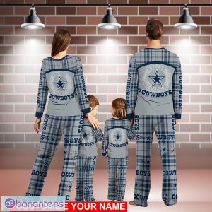 Dallas Cowboys Pajamas Set Family Custom Name Christmas Gift Football Team Pajamas Set Product Photo 2