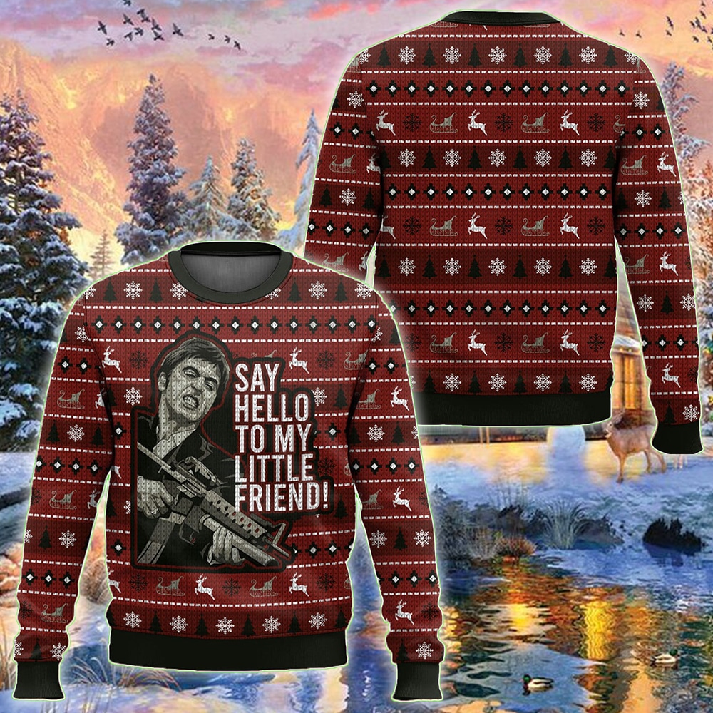 Scarface hotsell xmas sweater