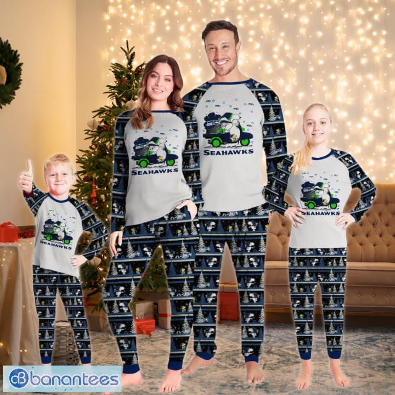 Seattle Seahawks Christmas Limited Edition Pajamas Set Banantees