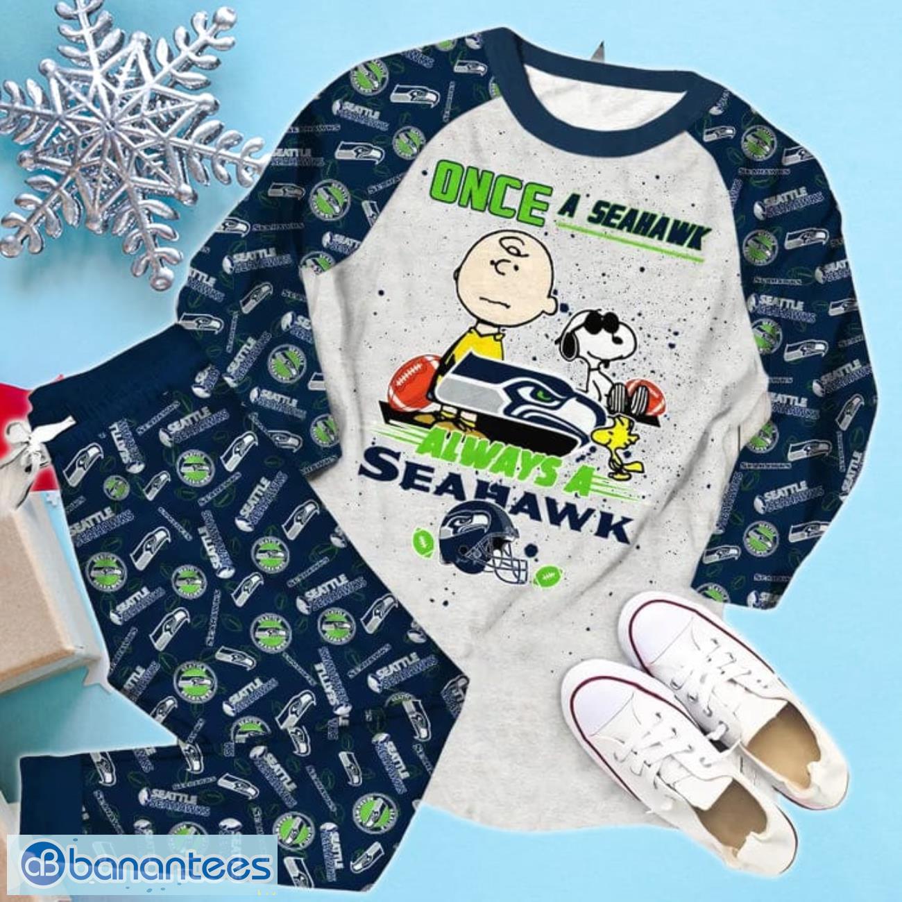 seattle seahawks once a seahawk always a seahawk limited edition pajamas set 1 image Seattle Seahawks Once A Seahawk - Always A Seahawk Limited Edition Pajamas Set Product Photo 2