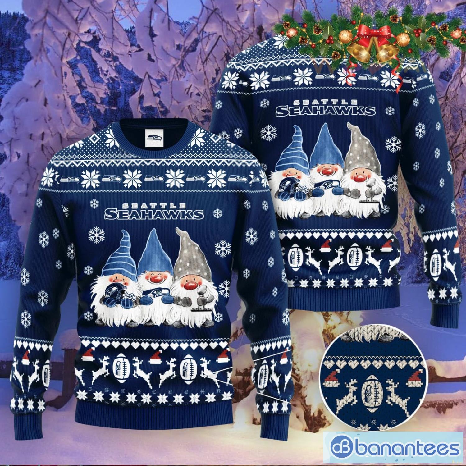 Ugly christmas deals sweater seahawks