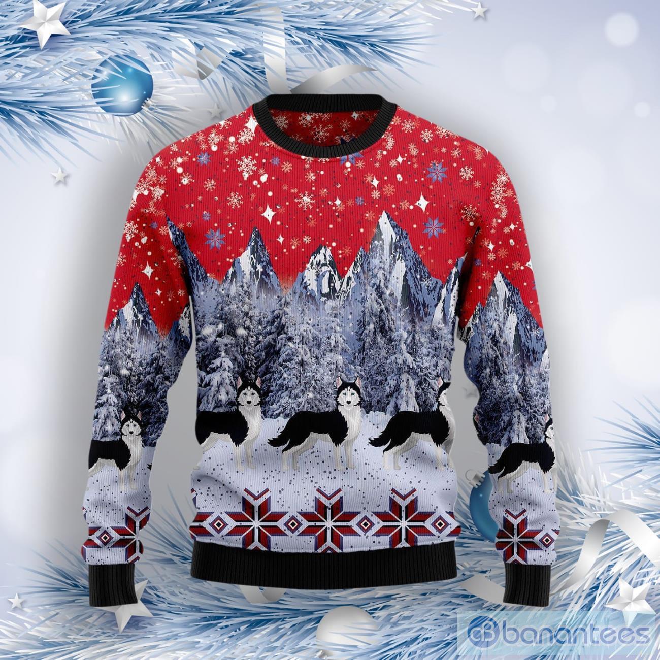 Husky ugly christmas top sweater