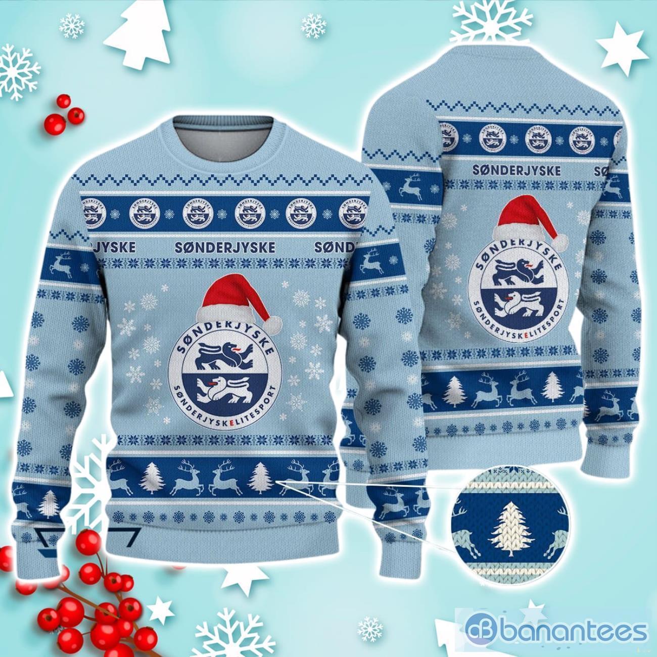SønderjyskE Ugly Christmas Sweater Ideal Gift For Fans Product Photo 1