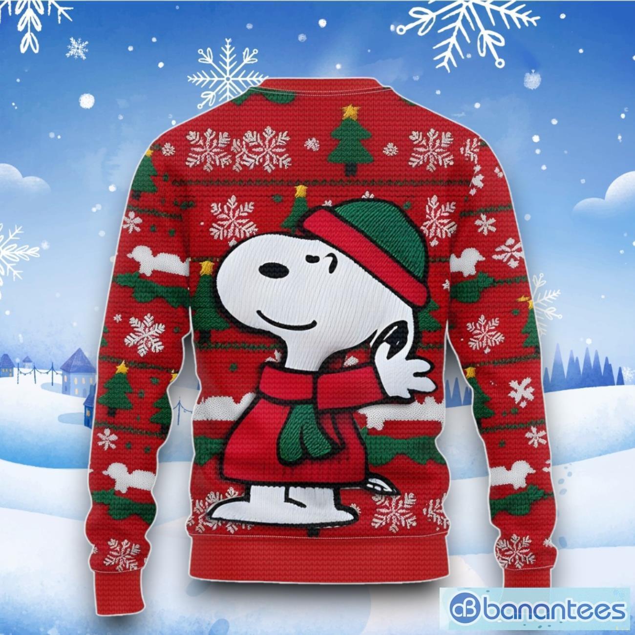 Snoopy christmas sweater on sale womens