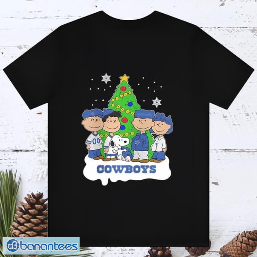 Snoopy The Peanuts Dallas Cowboys Christmas T Shirt Product Photo 1