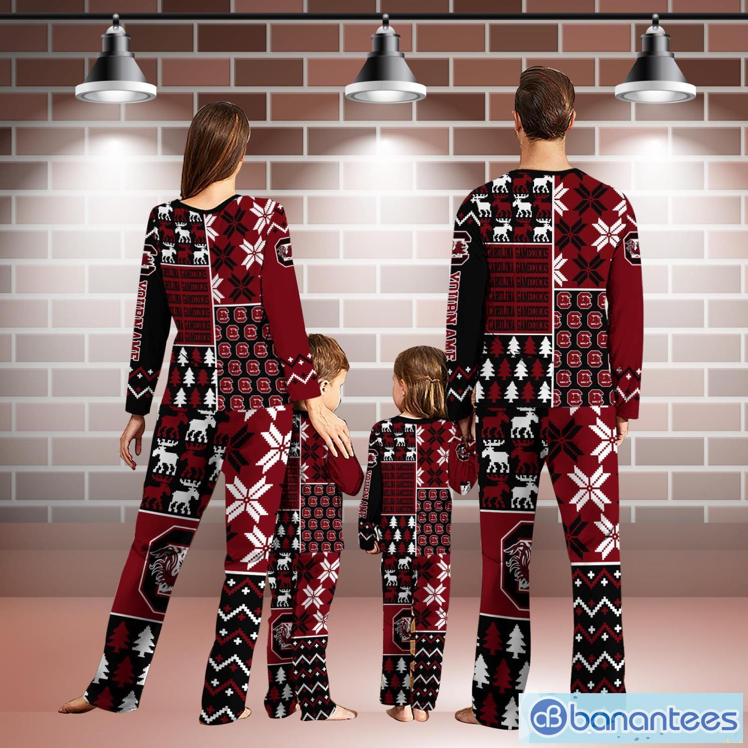 South Carolina Gamecocks Pajamas Set Personalized Name For Sport