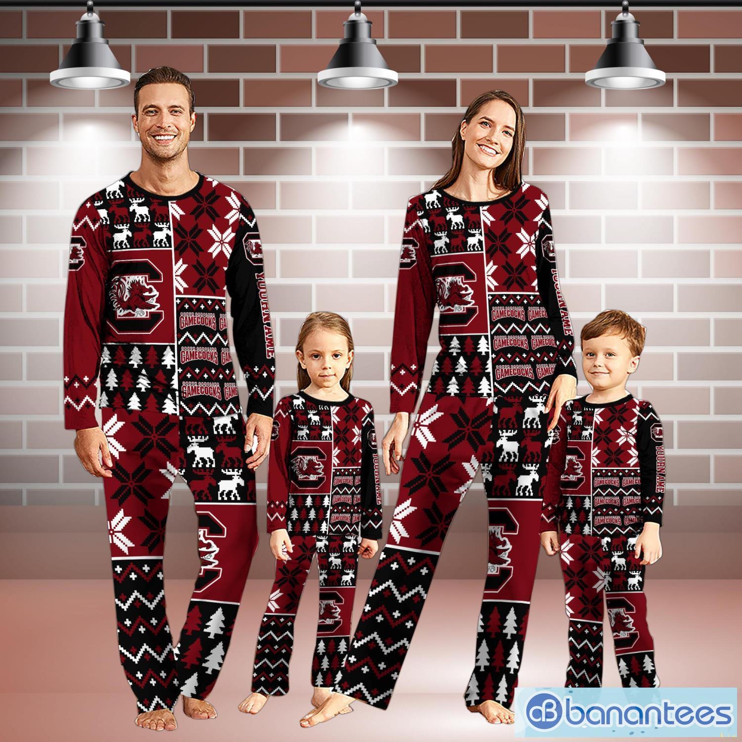 South Carolina Gamecocks Pajamas Set Personalized Name For Sport