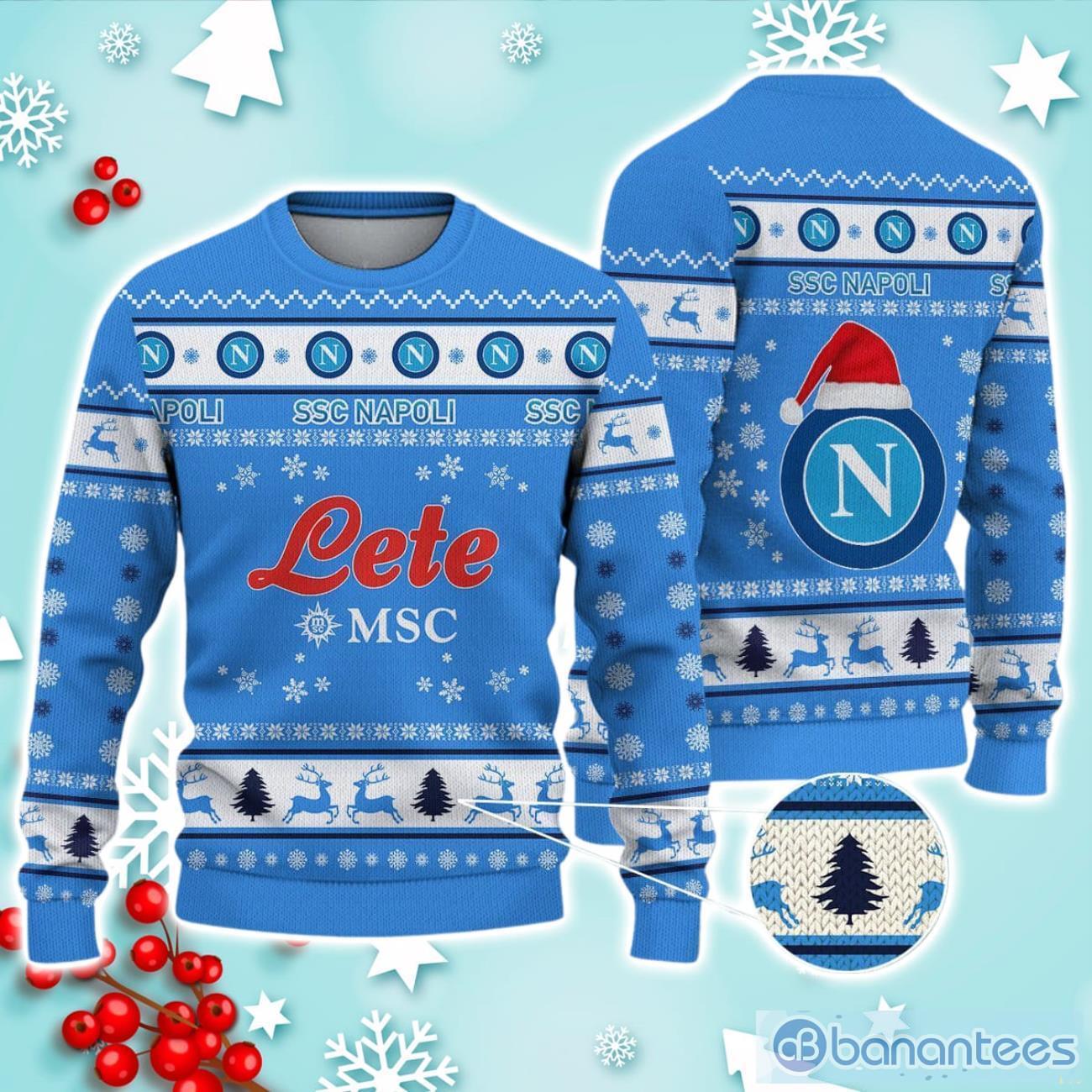 SSC Napoli Ugly Christmas Sweater Ideal Gift For Fans Product Photo 1