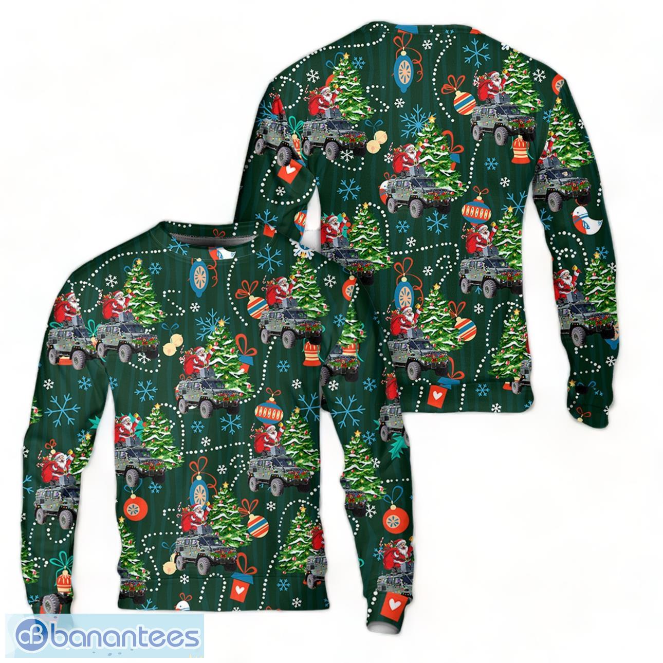 Swedish Army RG-32 Scout Terrangbil 16 Christmas Sweater Product Photo 1
