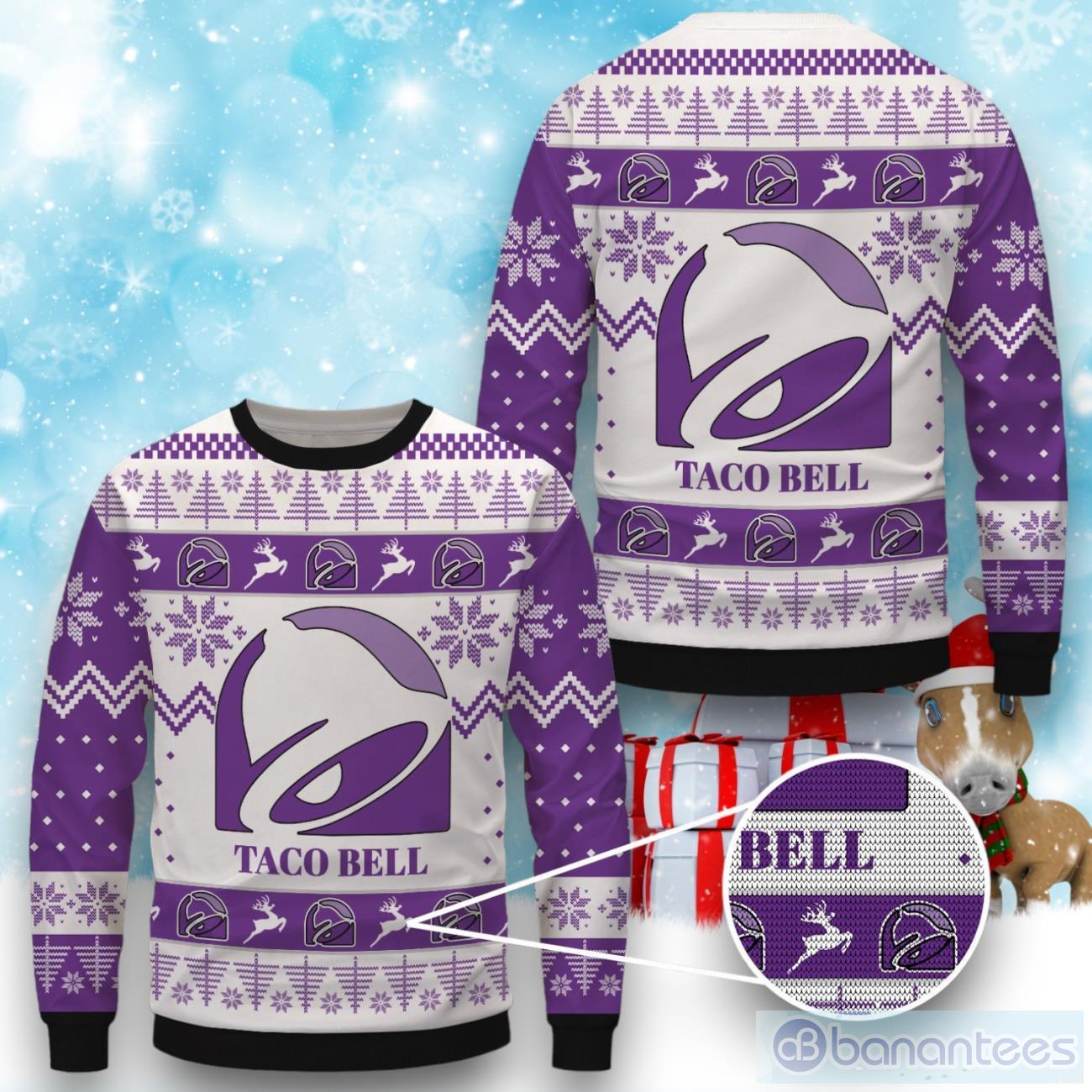 Taco bell hotsell xmas sweater