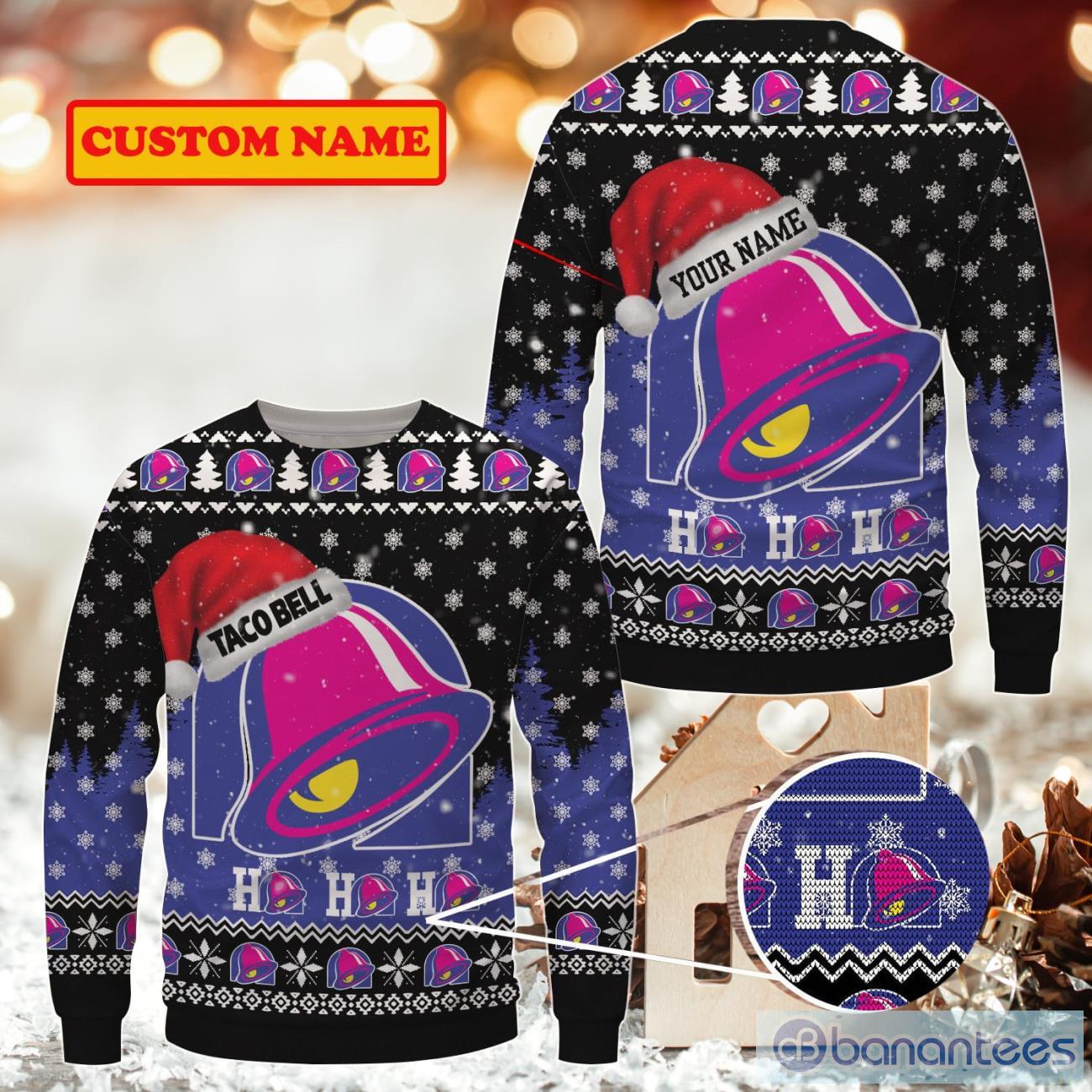 Taco bell clearance ugly christmas sweater