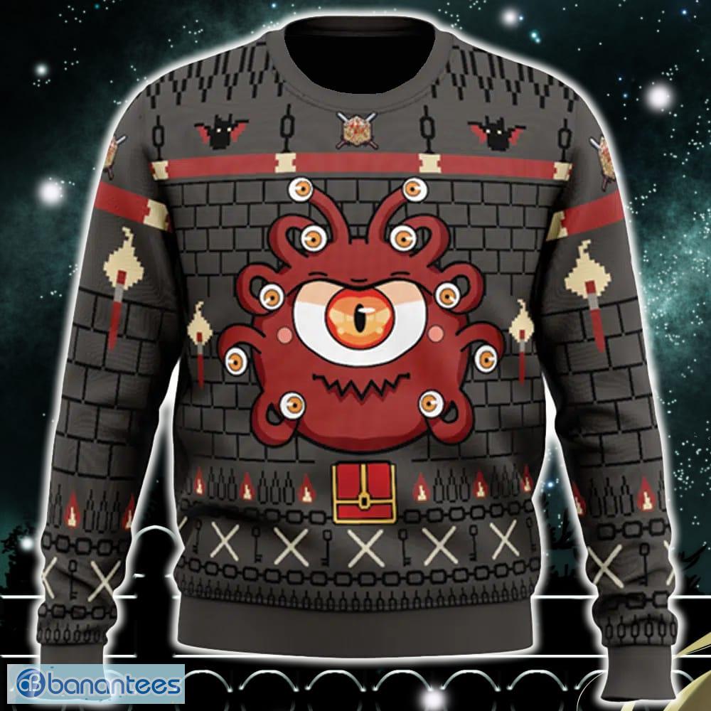 The Beholder Dungeons and Dragons Ugly Christmas Sweater Funny Gift Ideas Christmas - The Beholder Dungeons and Dragons Ugly Christmas Sweater_1
