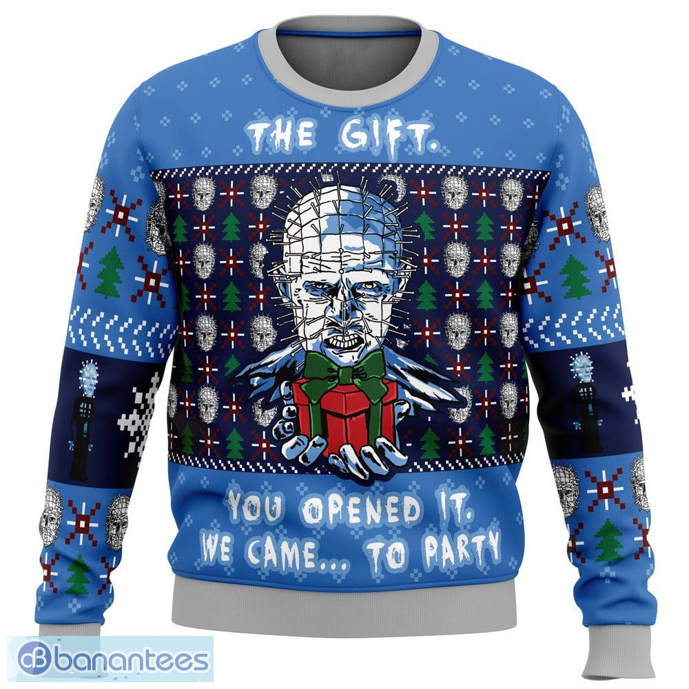 The Gift Hellraiser Sweater Xmas Funny All Over Print Gift For Fans Ugly Christmas - The Gift Hellraiser Ugly Christmas Sweater_1