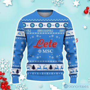 SSC Napoli Ugly Christmas Sweater Ideal Gift For Fans Product Photo 2