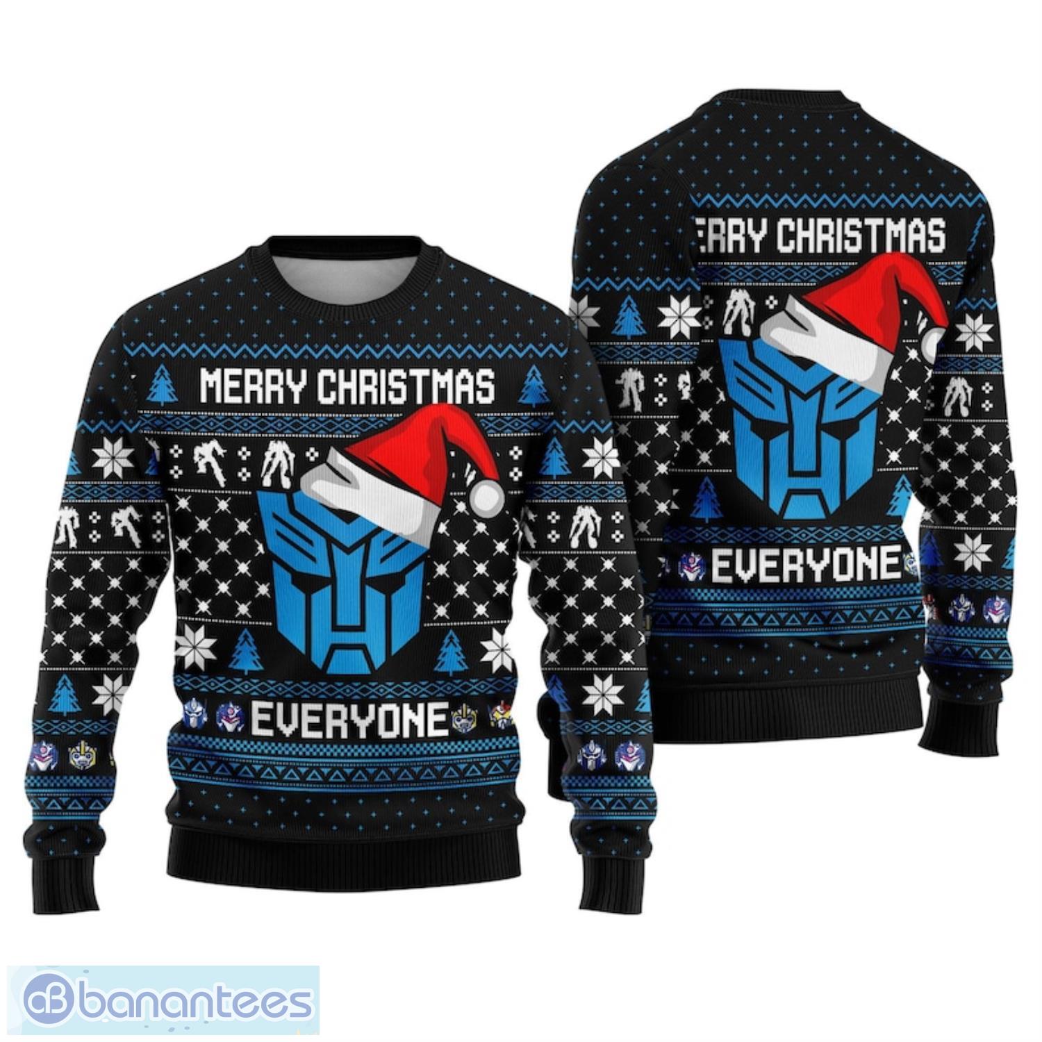 Transformers ugly on sale christmas sweater