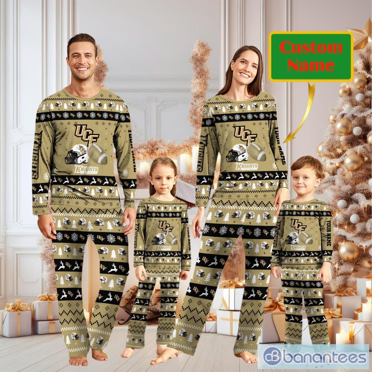 UCF Knights Personalized Christmas Pajamas For Fans Banantees