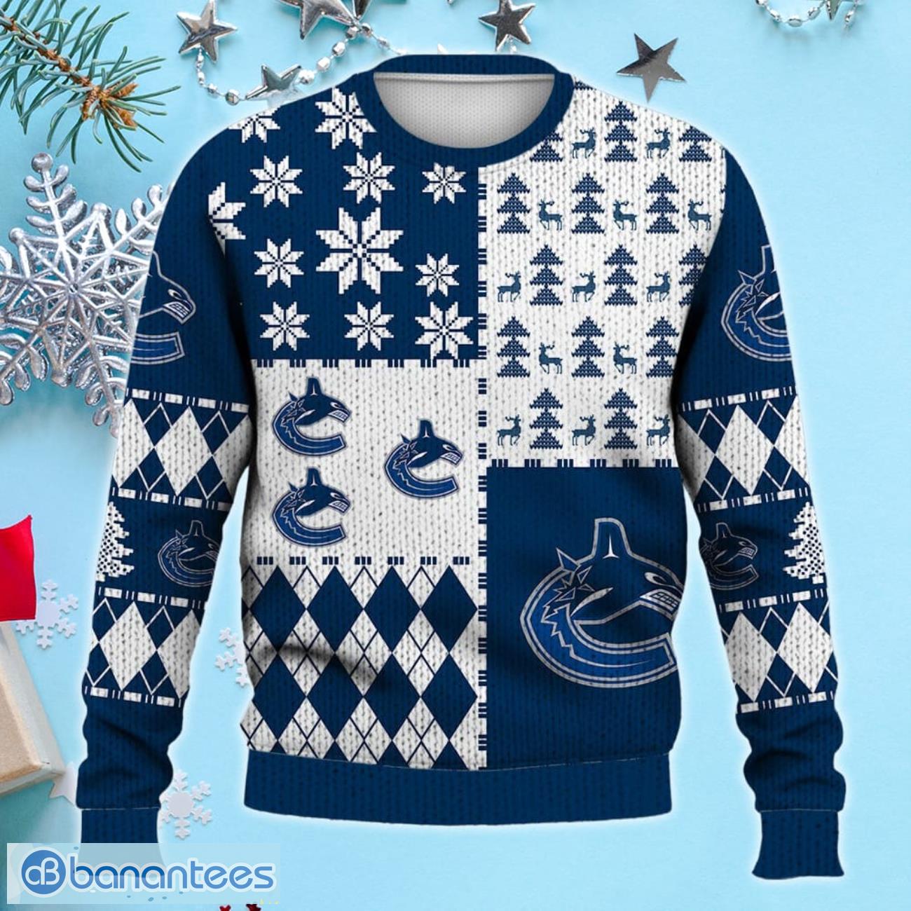 Canucks 2025 christmas sweater