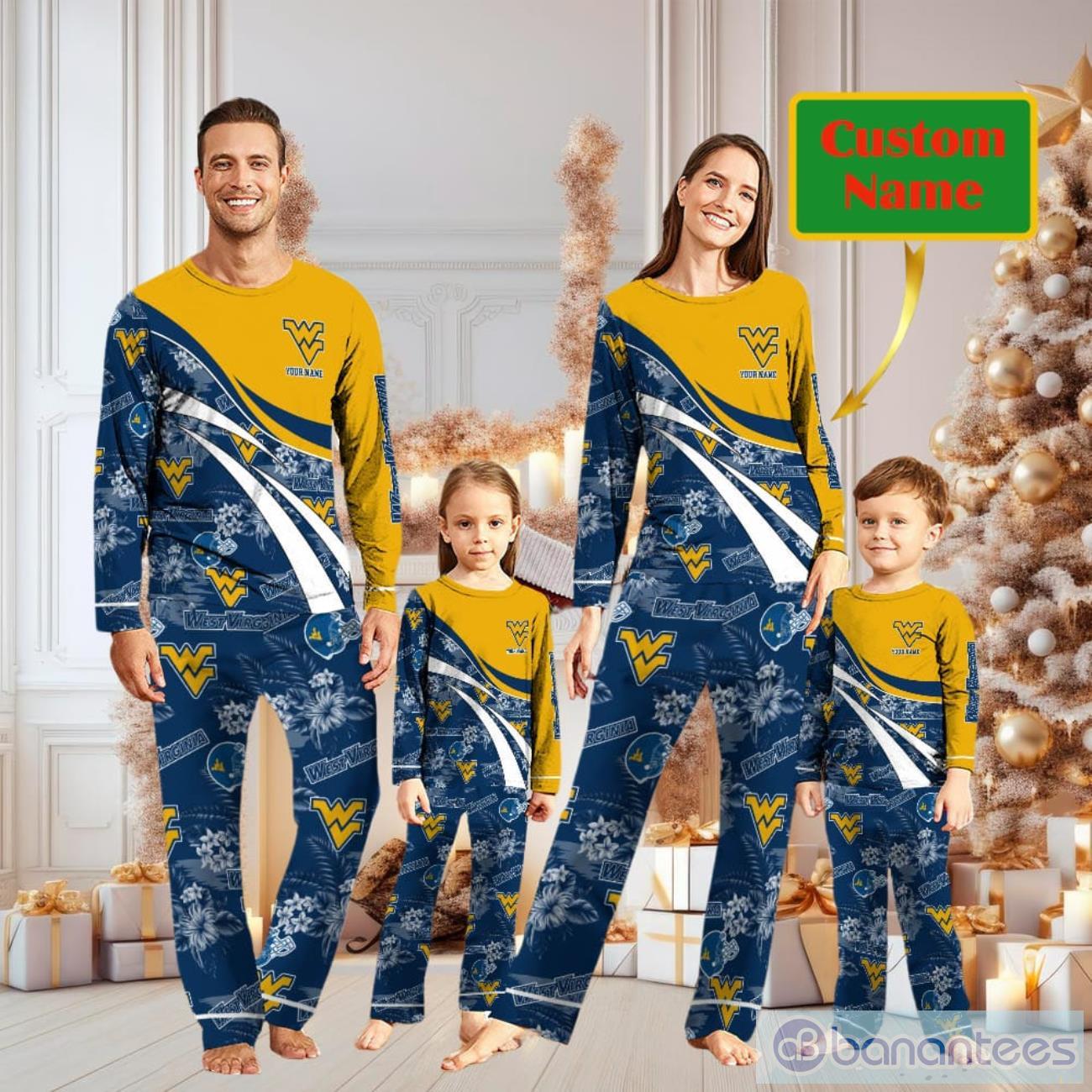 Gold christmas online pajamas