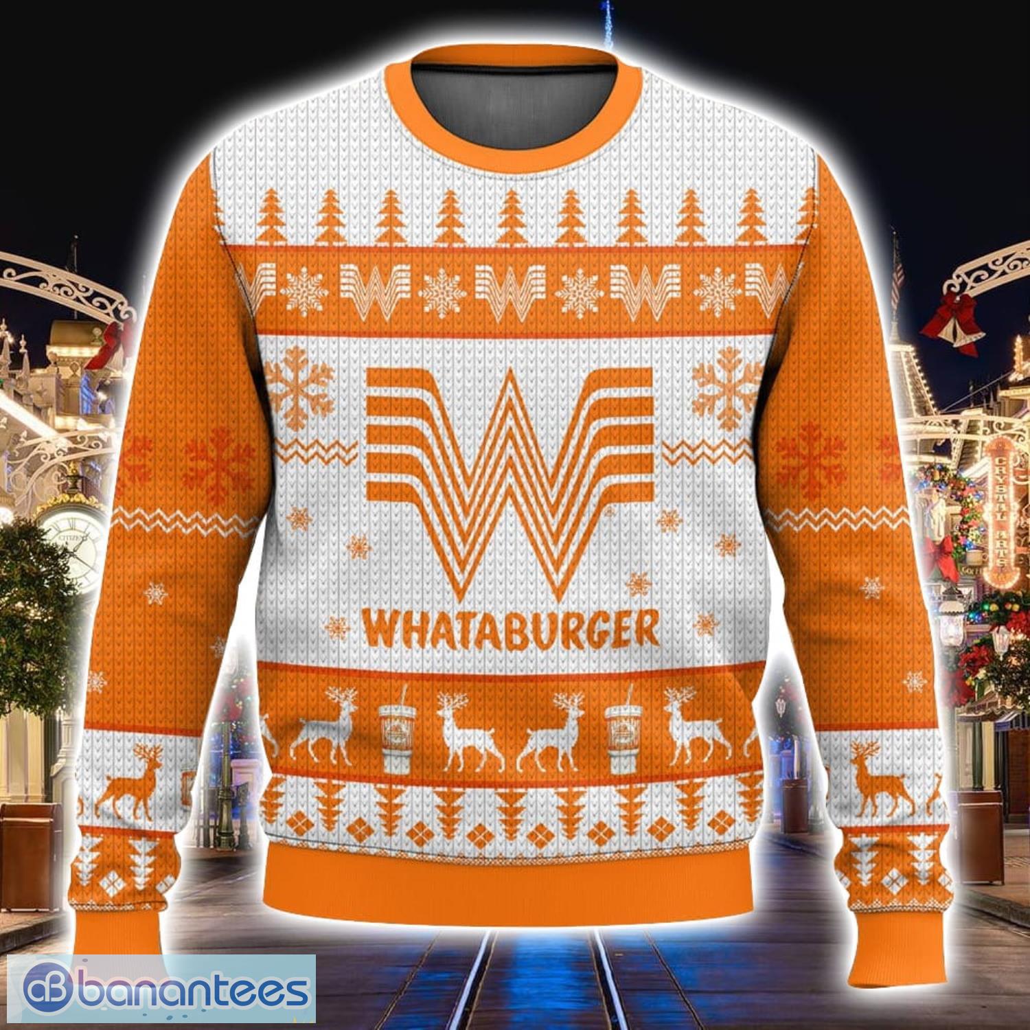 Whataburger shop ugly sweater