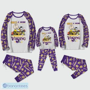 Minnesota Vikings Once A Viking - Always A Viking Christmas Pyjamas Set Long Sleeve Gift Family - Minnesota Vikings Once A Viking - Always A Viking Christmas Pyjamas Set Long Sleeve Gift Family Photo 3