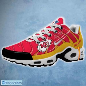 Kansas City Chiefs NFL Custom Name Air Cushion Sports Shoes Effortless For Men Women Fans Gift Sneakers - Kansas City Chiefs NFL Air Cushion Sports Shoes Photo 1