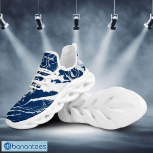Indianapolis Colts Logo Slick Pattern Custom Name 3D Max Soul Sneakers Fans Gift Sports Shoes - Indianapolis Colts Logo Slick Pattern Custom Name 3D Max Soul Sneaker Shoes_4