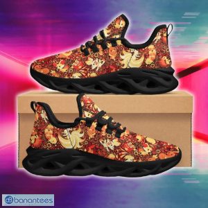 Eevee Pokemon Floral SneakersRunning Sneakers Design Max Soul Sports Shoes - Eevee Pokemon Floral SneakersChunky Shoes New_2