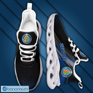 Getafe Triangle Logo Pattern Custom Name 3D Max Soul Sneakers Fans Gift Sports Shoes - Getafe Triangle Logo Pattern Custom Name 3D Max Soul Sneaker Shoes_2