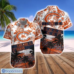 Chicago Bears Hawaiian Shirt And Beach Short Product Photo 2