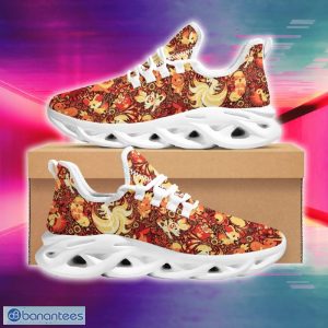 Eevee Pokemon Floral SneakersRunning Sneakers Design Max Soul Sports Shoes - Eevee Pokemon Floral SneakersChunky Shoes New_6
