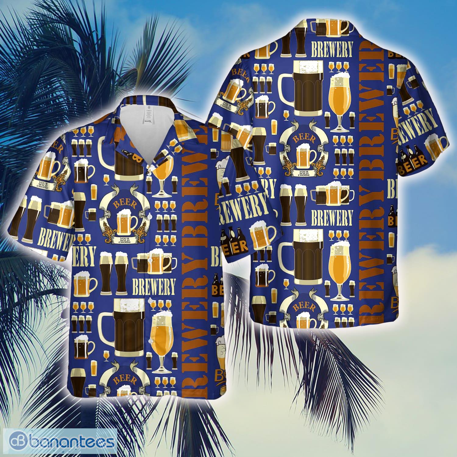 Beer Brewery Glasses Hawaiian Shirt Men And Women Aloha Beach - Beer Brewery Glasses Hawaiian Shirt Men And Women Aloha Beach